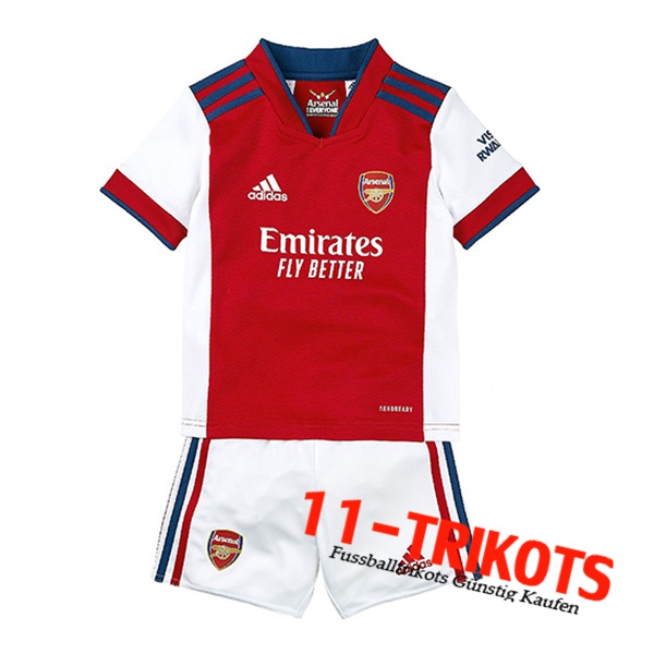 Arsenal Kinder Heimtrikot 2021/2022