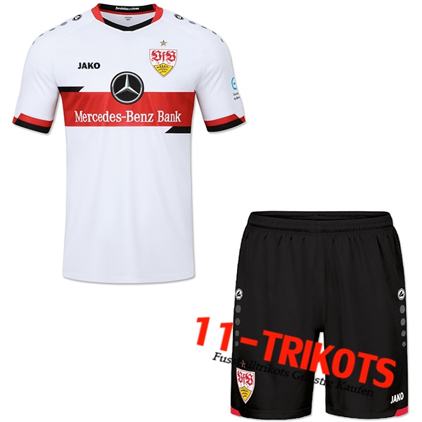 Camiseta Futbol VfB Stuttgart Niños Titular 2021/2022