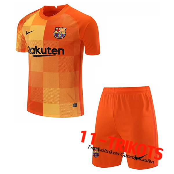 FC Barcelona Kinder Torhuter Trikot 2021/2022