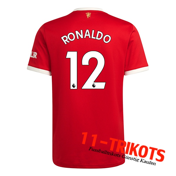 Neu Manchester United Ronaldo 12 Heimtrikot 2021/2022
