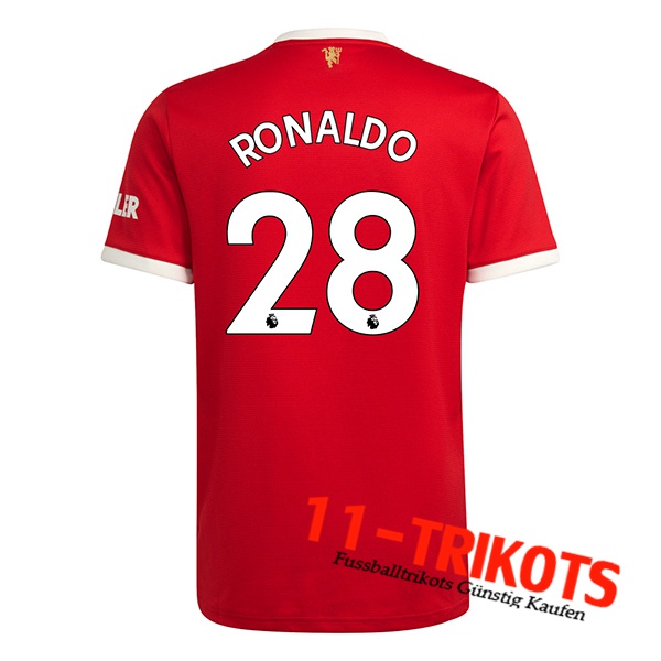 Neu Manchester United Ronaldo 28 Heimtrikot 2021/2022