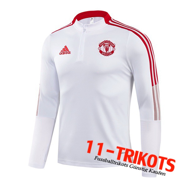 Sudadera De Entrenamiento Manchester United Negro/Blanca 2021/2022