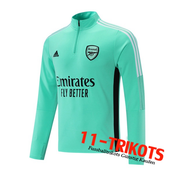 Sudadera De Entrenamiento FC Arsenal Verde/Negro 2021/2022