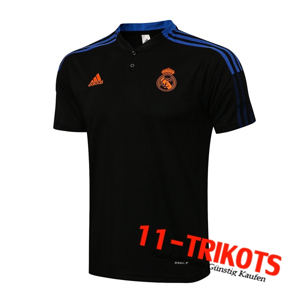 Real Madrid Poloshirt Schwarz 2021/2022