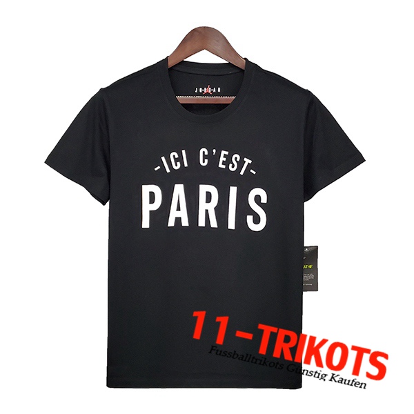 Jordan PSG Trainingstrikot Schwarz 2021/2022 -2