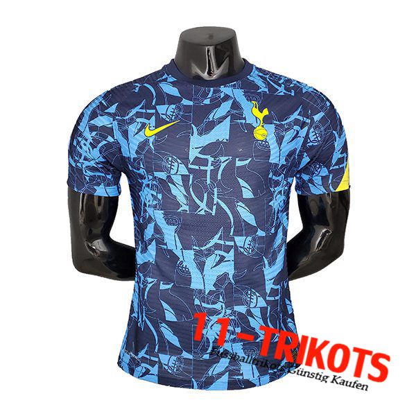 Camiseta Entrenamiento Tottenham Hotspur Player Version Negro/Azul 2021/2022