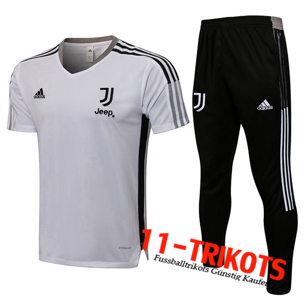 Juventus Trainingstrikot + Hose Blau 2021/2022