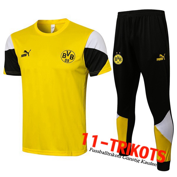 Dortmund BVB Trainingstrikot + Hose Gelb/Schwarz 2021/2022