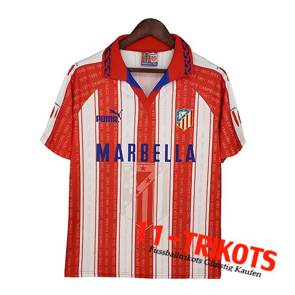 Atletico Madrid Retro Heimtrikot 1995/1996