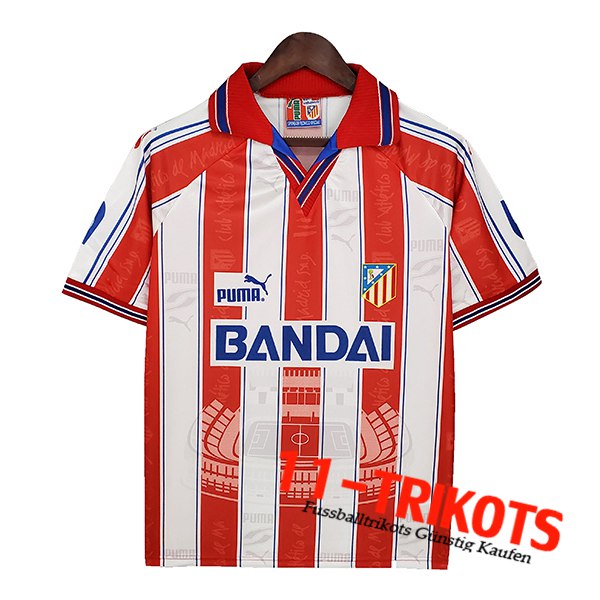 Atletico Madrid Retro Heimtrikot 1996/1997