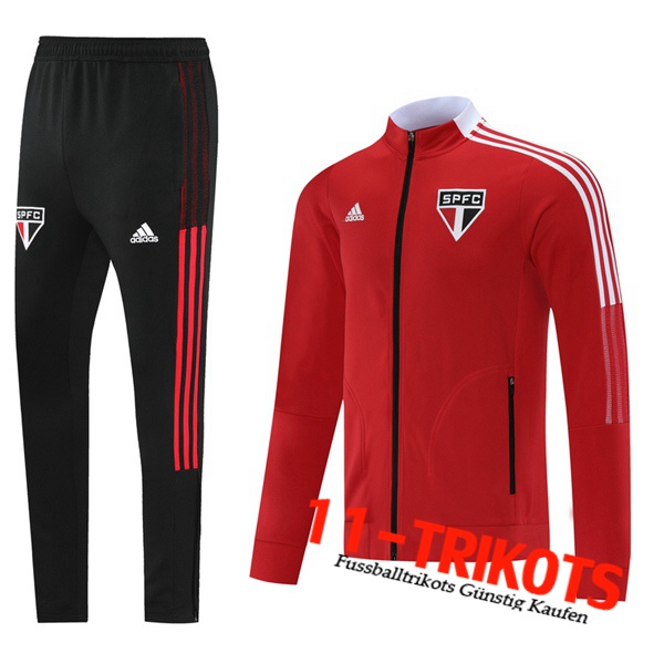 Sao Paulo FC Trainingsanzug (Jacke) Rot 2021/2022