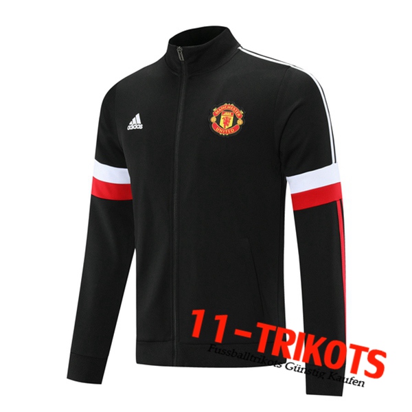 Chaquetas Futbol Manchester United Negro/Blanca 2021/2022