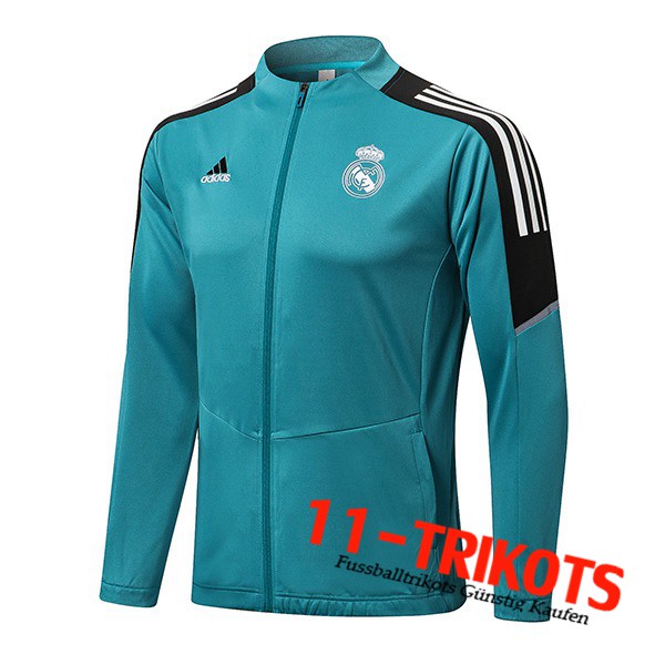 Chaquetas Futbol Real Madrid Verde/Negro 2021/2022