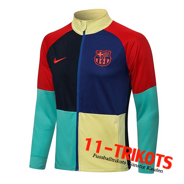 Chaquetas Futbol FC Barcelona Rojo/Amarillo/Verde/Negro 2021/2022