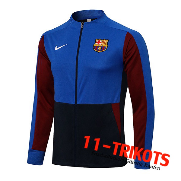 Chaquetas Futbol FC Barcelona Negro/Azul 2021/2022