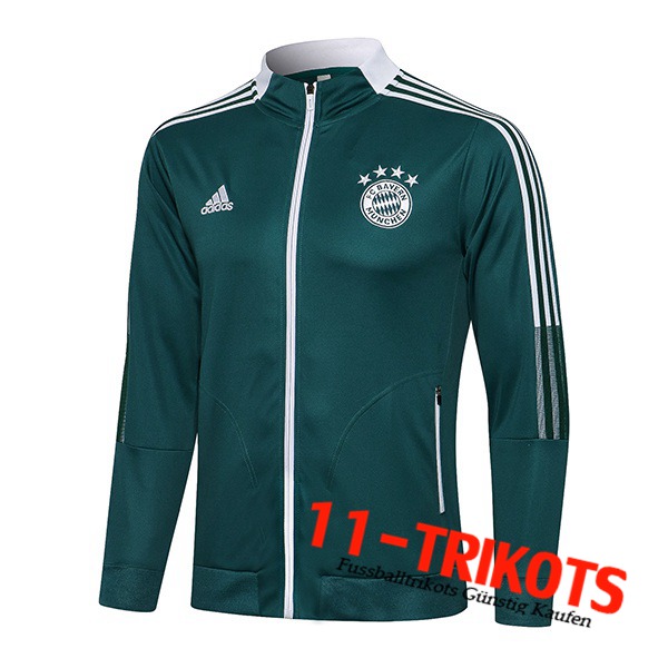 Chaquetas Futbol Bayern Munich Verde Fonce 2021/2022