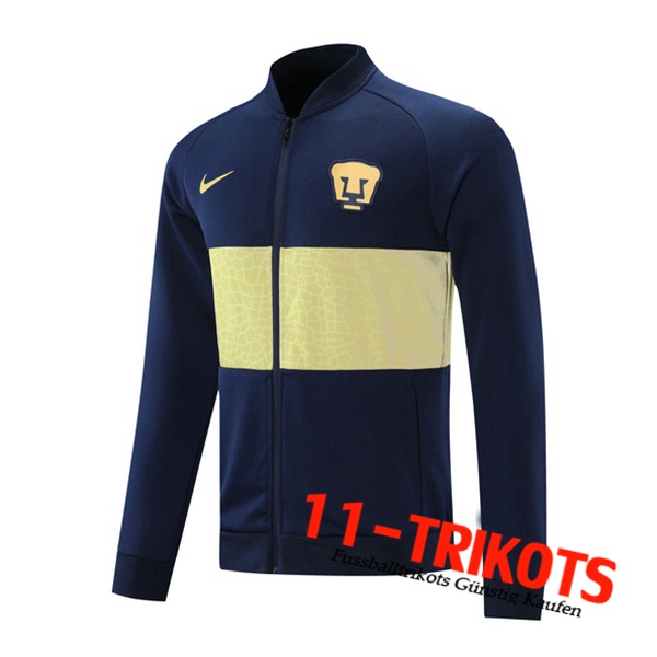 Chaquetas Futbol Pumas UNAM Azul Marino 2021/2022