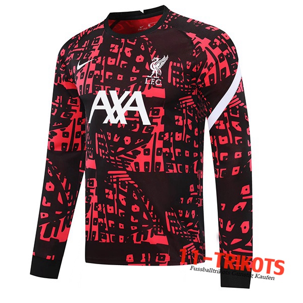 Sudadera de entrenamiento FC Liverpool Negro/Roja 2020/2021