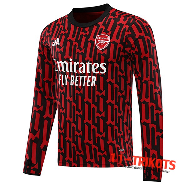 Sudadera de entrenamiento Arsenal Roja/Negro 2020/2021