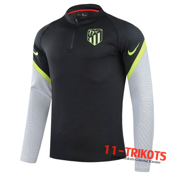 Sudadera de entrenamiento Atletico Madrid Negro/Gris 2020/2021