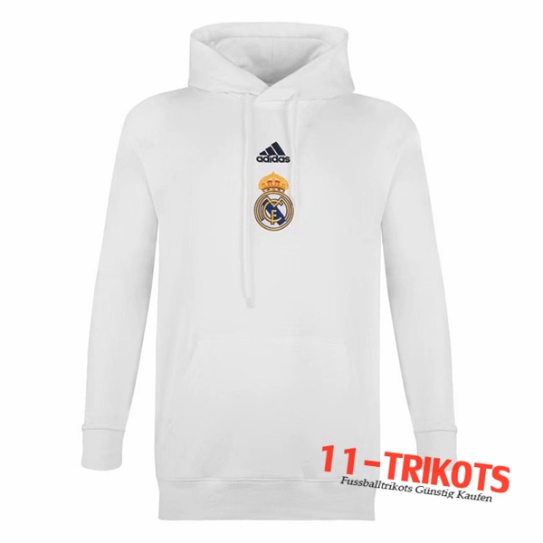 Sudadera Con Capucha Real Madrid Blanco 2020/2021