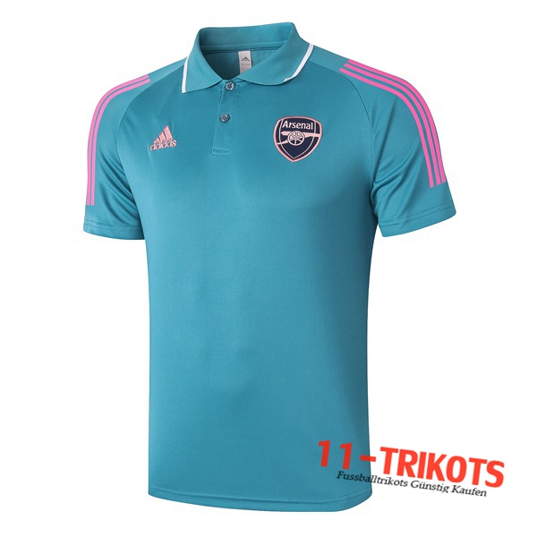 Neuestes Fussball Arsenal Poloshirt Verde 2020/2021