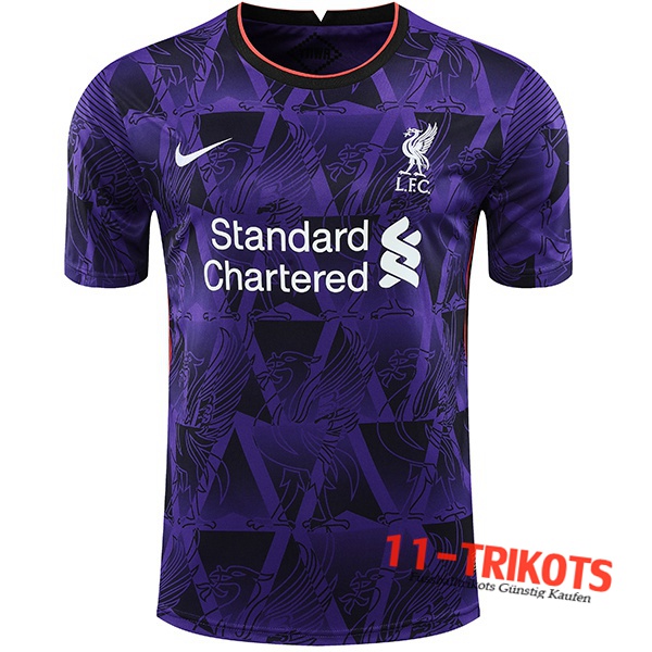 Neuestes FC Liverpool Trainingstrikot Violet/Weiß 2020/2021 | 11-trikots