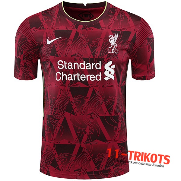 Neuestes FC Liverpool Trainingstrikot Rot/Weiß 2020/2021 | 11-trikots