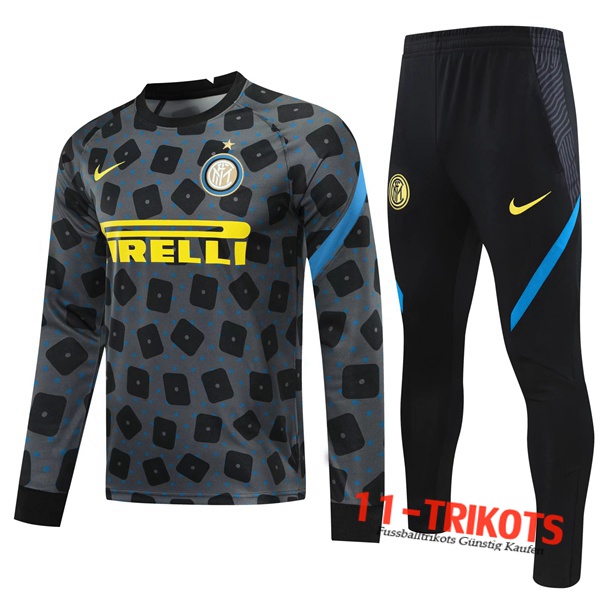 Inter Milan Trainingsanzug Schwarz/Grau 2020/2021 | 11-Trikots