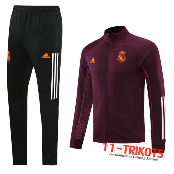 Real Madrid Trainingsanzug (Jacke) Violet 2020/2021 | 11-Trikots