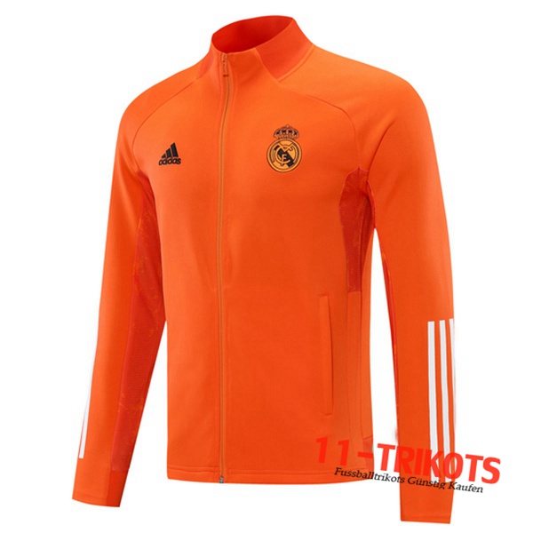 Chaqueta Futbol Real Madrid Naranja 2020/2021