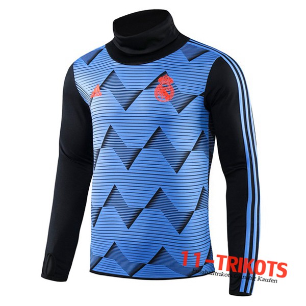 Sudadera de entrenamiento Real Madrid Azul Cuello Alto 2019/2020