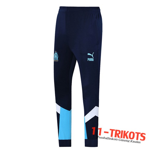 Pantalones Entrenamiento Marsella OM Azul Real 2019 2020