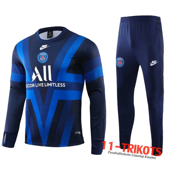 Neuestes Fussball Paris PSG ALL Trainingsanzug Blau 2019 2020 | 11-trikots