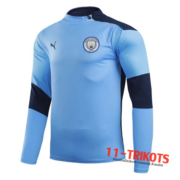 Sudadera de entrenamiento Manchester City Azul 2020/2021