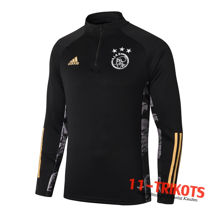 Sudadera de entrenamiento AFC Ajax Negro 2020/2021