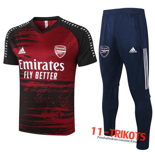 Arsenal Trainingstrikot + Hose Rot 2020/2021