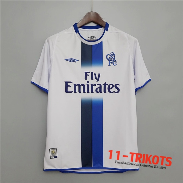 Neuestes Fussball FC Chelsea Retro Auswärtstrikot 2003/2005