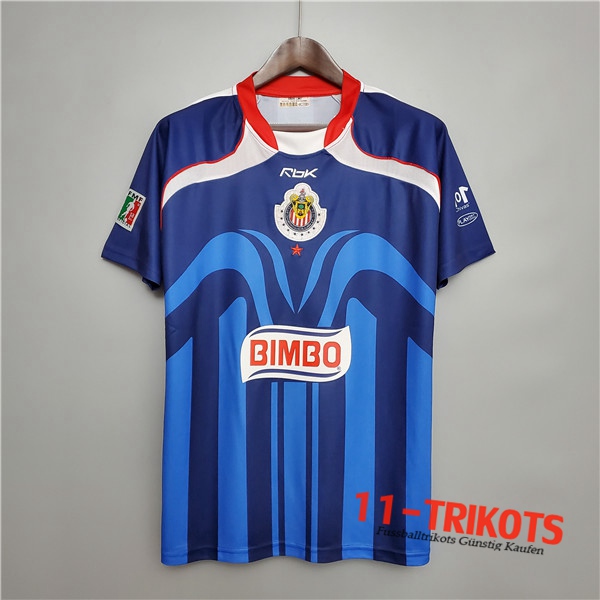 Neuestes Fussball CD Guadalajara Retro Auswärtstrikot 2006/2007