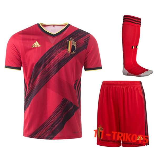 Zusammen Fussball Belgien Heimtrikot (Short+Socken) 2020/2021 | 11-trikots