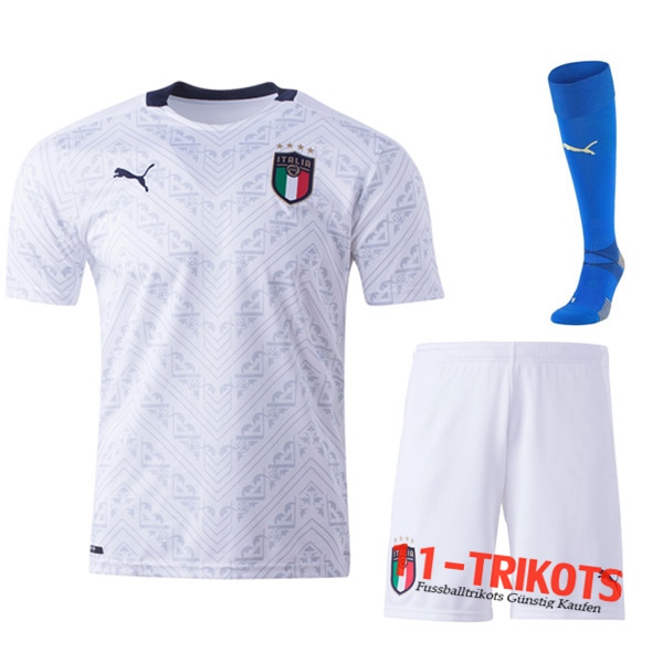Zusammen Fussball Italien Auswärtstrikot (Short+Socken) 2020/2021 | 11-trikots