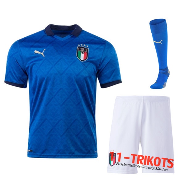 Zusammen Fussball Italien Heimtrikot (Short+Socken) 2020/2021 | 11-trikots