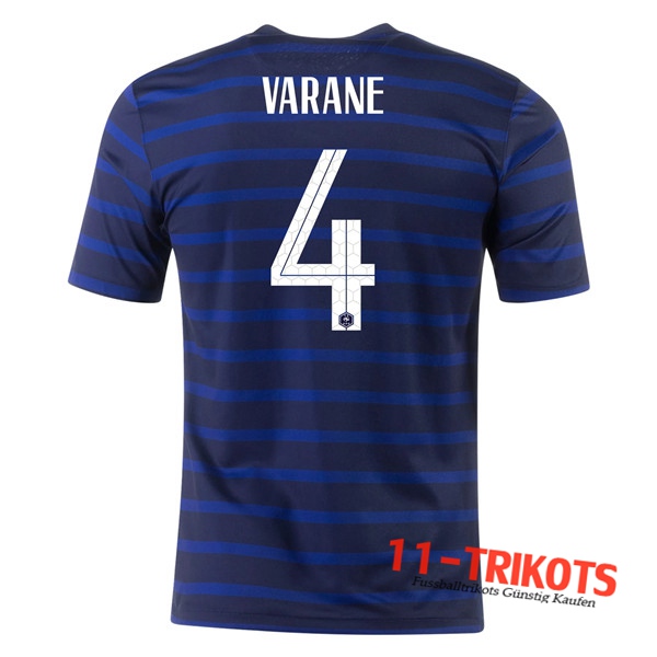 Fussball Frankreich (Varane 4) Heimtrikot 2020/2021 | 11-trikots