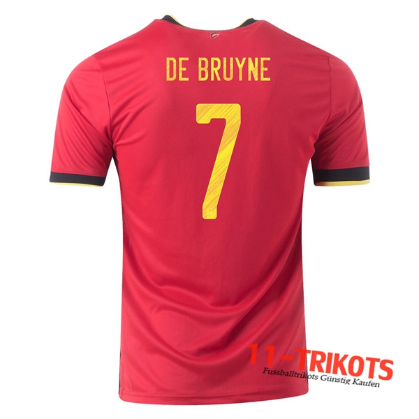 Fussball Belgien (DE bruyne 7) Heimtrikot 2020/2021 | 11-trikots
