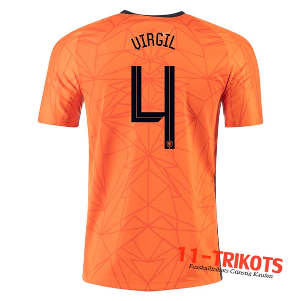 Fussball Niederlande (VIRGIL 4) Heimtrikot 2020/2021 | 11-trikots