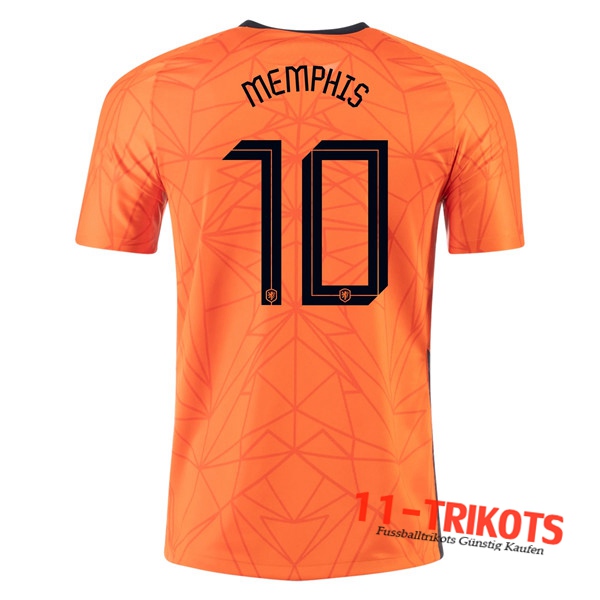 Fussball Niederlande (MEMPHIS 10) Heimtrikot 2020/2021 | 11-trikots
