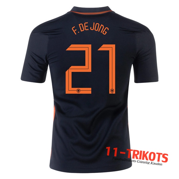 Fussball Niederlande (F.DE JONG 21) Auswärtstrikot 2020/2021 | 11-trikots