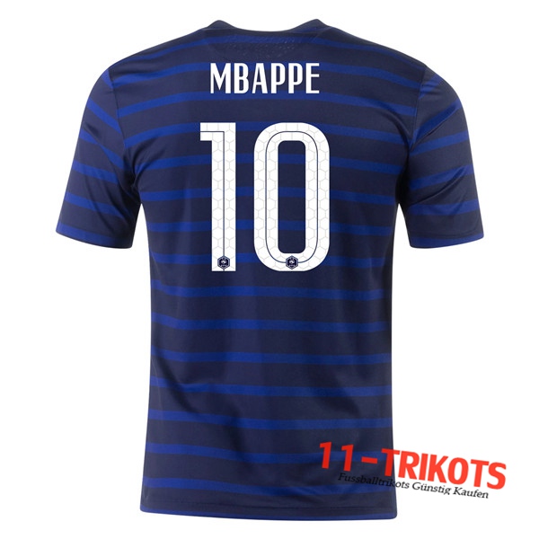 Fussball Frankreich (Mbappe 10) Heimtrikot 2020/2021 | 11-trikots