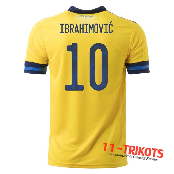 Fussball Schweden (IBRAHIMOVIC 10) Heimtrikot 2020/2021 | 11-trikots