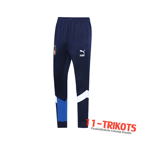 Pantalones Entrenamiento Italia Azul Royal 2020 2021